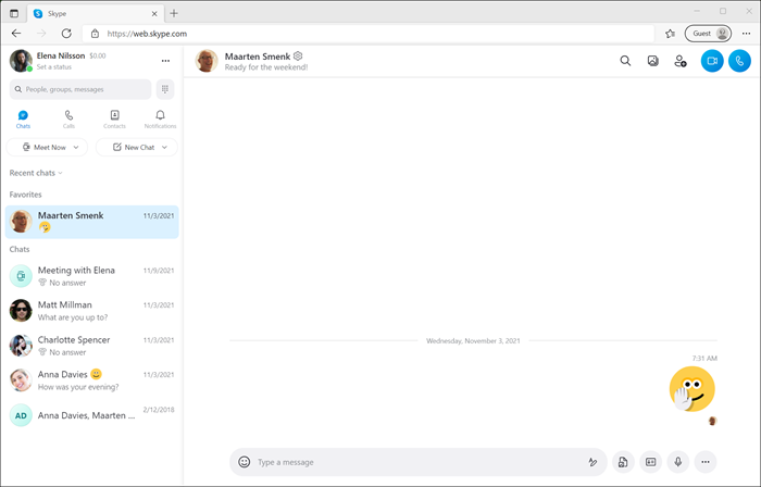 新的 Skype 网页版现已推出-Skype国际版